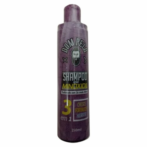 Shampoo com Minoxidil 3 em 1 - Dom Pelo